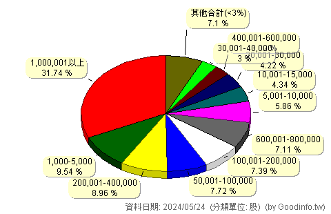 (4155)訊映 股東持股分級圖