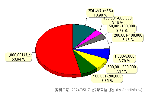 (6953)家碩 股東持股分級圖